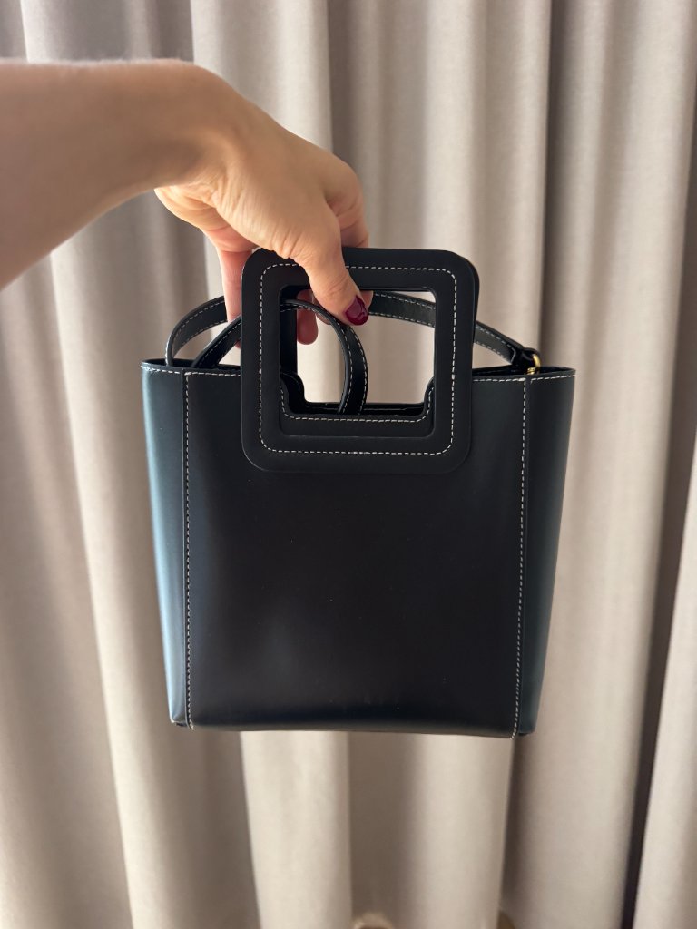 Staud Black Mini Shirley Bag